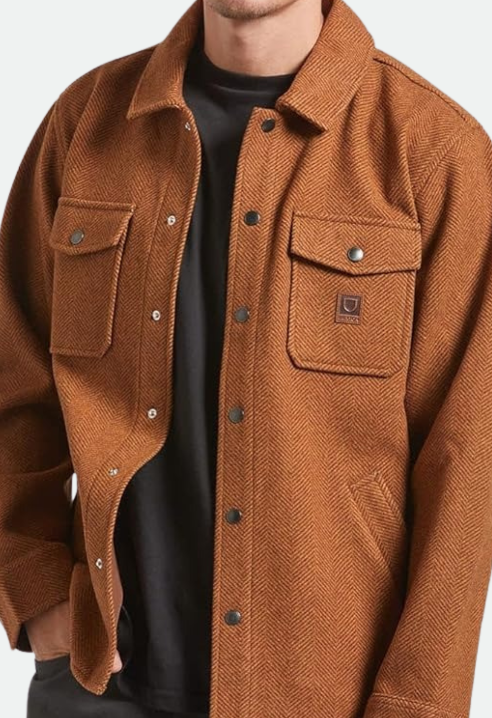 Brixton Durham Brushed Jacket - Brushed Pinecone