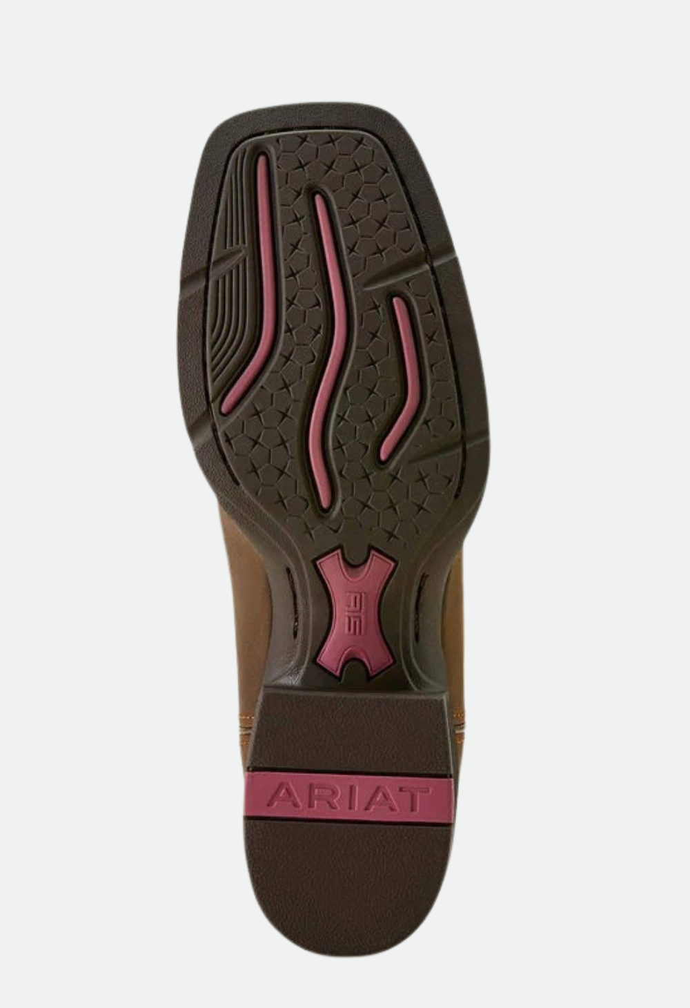 Ariat Women's Round Up StretchFit Wide Square Toe Western Boot - Sassy Brown