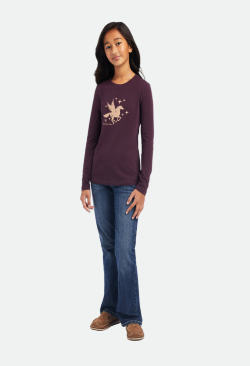 Ariat Kids Dream Tee (Mulberry) - CLEARANCE