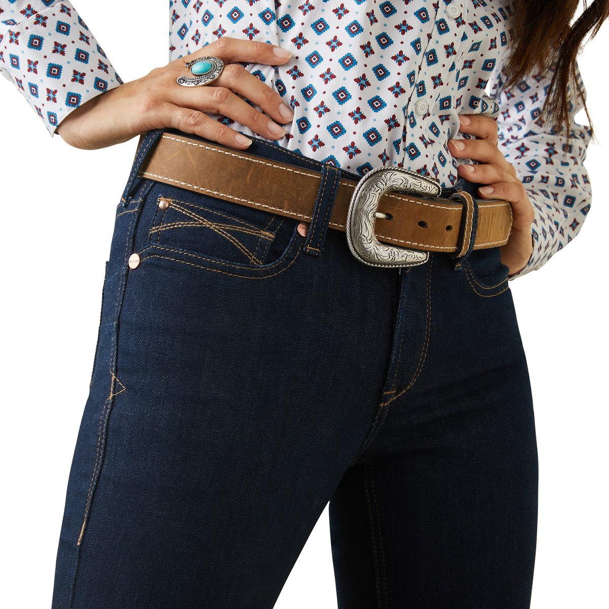 Ariat REAL Clover Straight Leg - Canadian