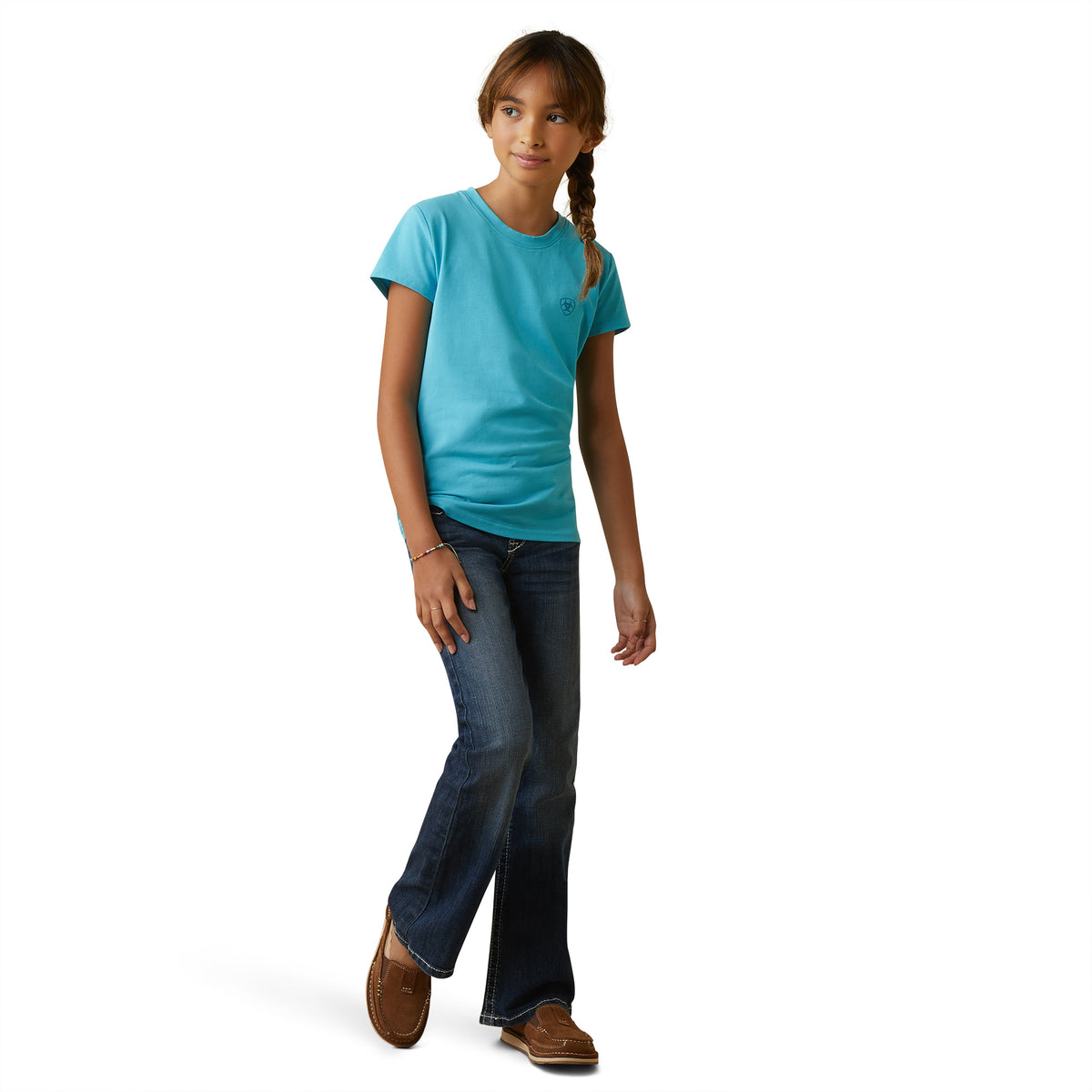 Ariat Varsity Camo T-Shirt (Maui Blue)-Clearance