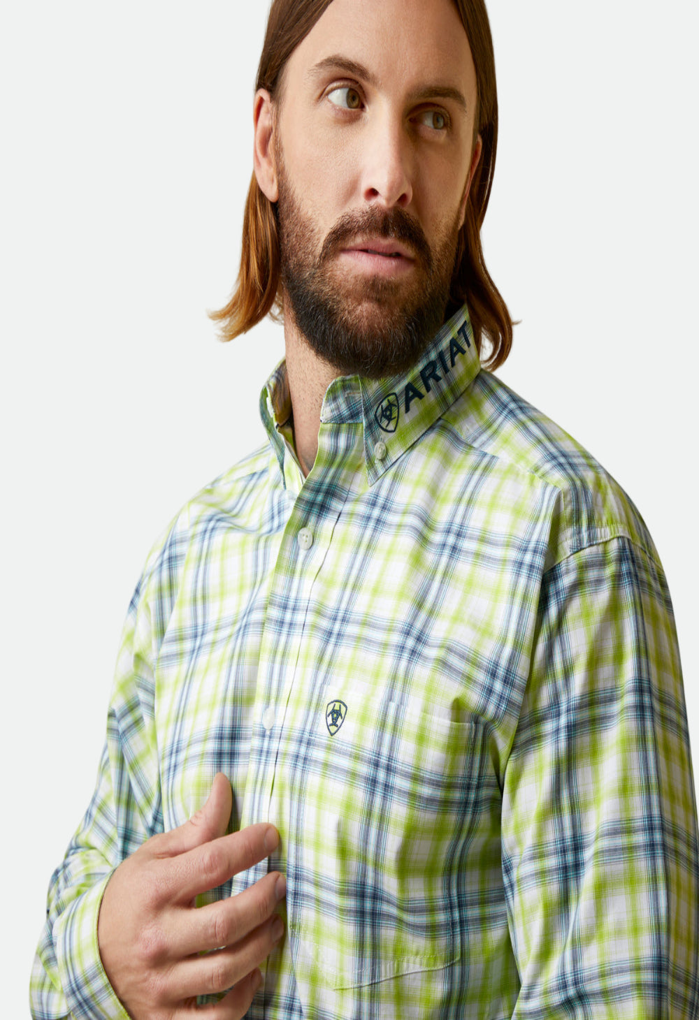 Ariat Men's pro Team Dayton Classic LS Shirt - Tender Shoots