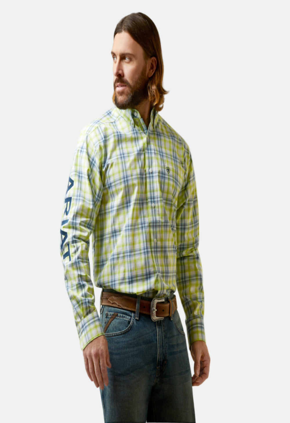 Ariat Men's pro Team Dayton Classic LS Shirt - Tender Shoots
