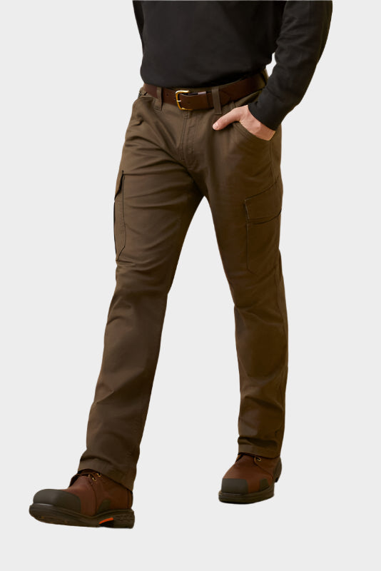 Ariat Men's Rebar M4 Relaxed Made Tough Cargo Straight Pant (Wren) 32 Leg