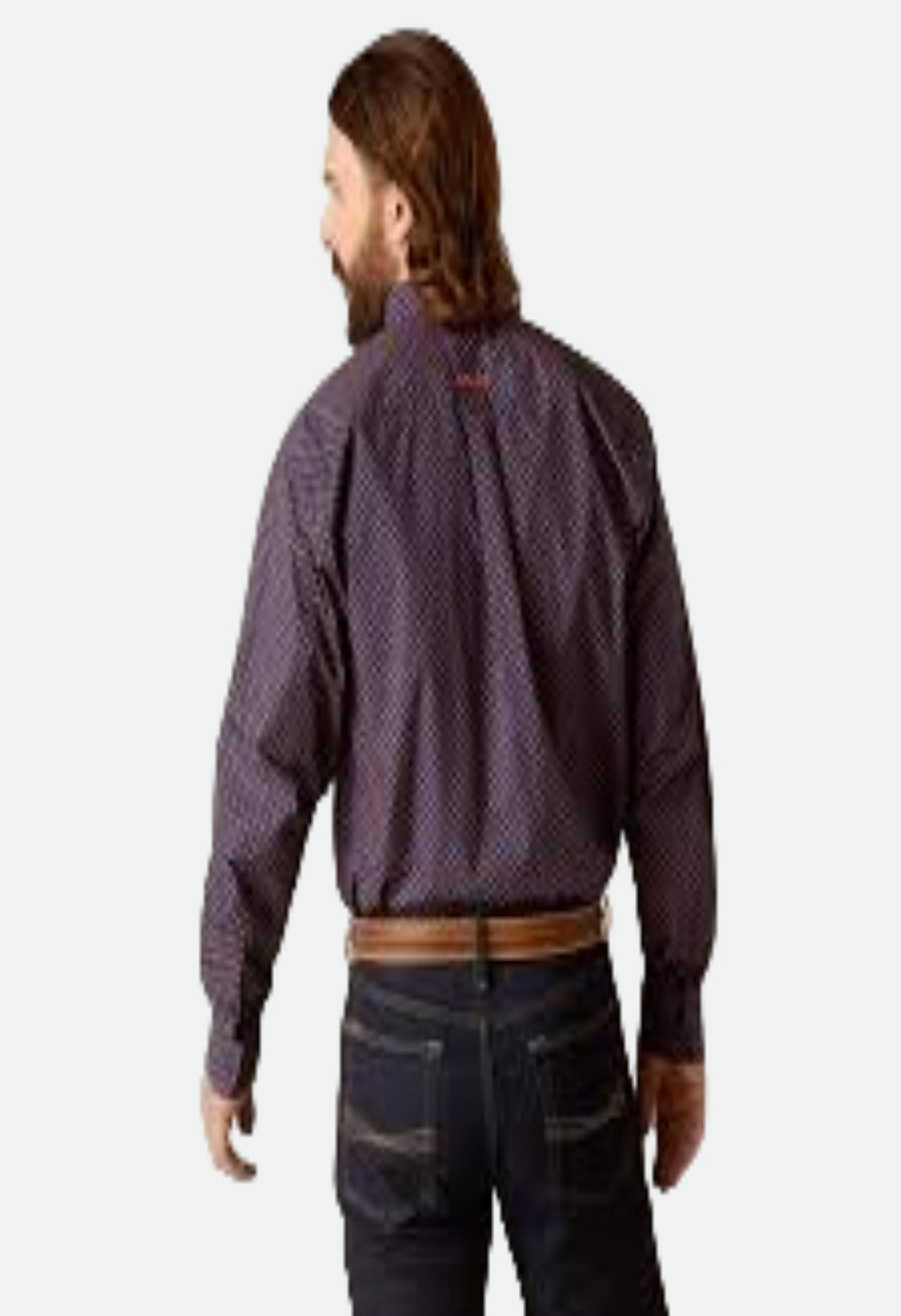 Ariat Men's Palmer L/S Dress Shirt (Blue)