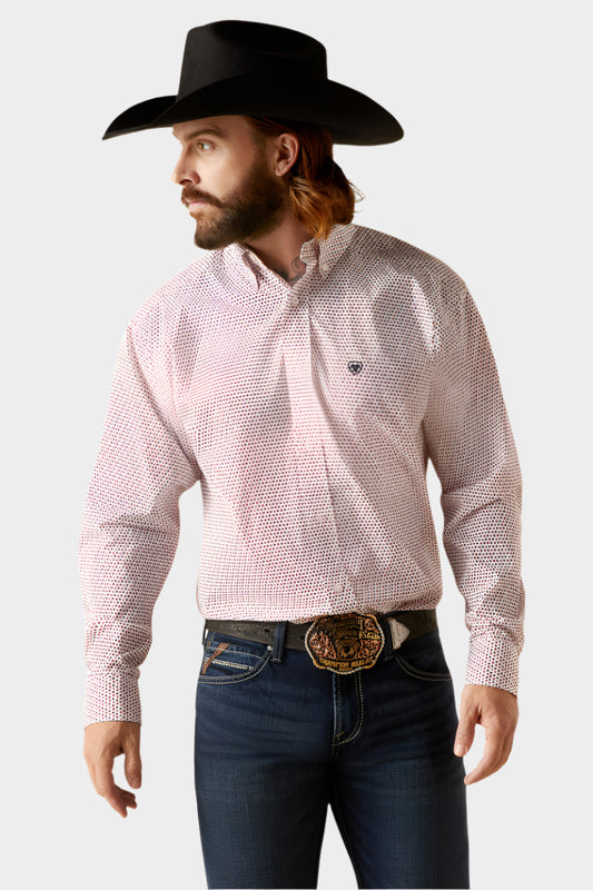 Ariat Men's Neithan Classic Fit Shirt (White)