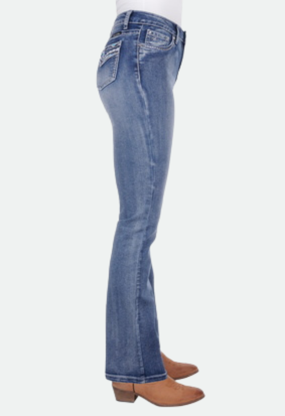 Pure Western Women's Jemma Hi Rise Boot Cut Jean