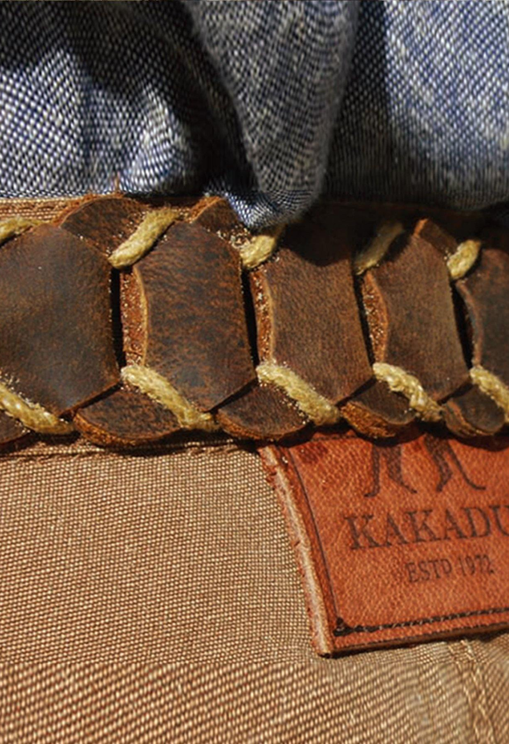 Kakadu Dorrigo Hand Braided Belt - Tobacco