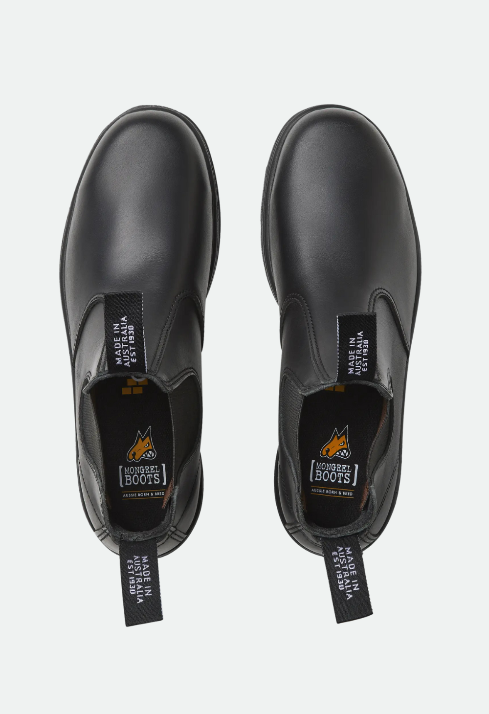 Mongrel Black Oil Kip K9 Elastic Sided Boot