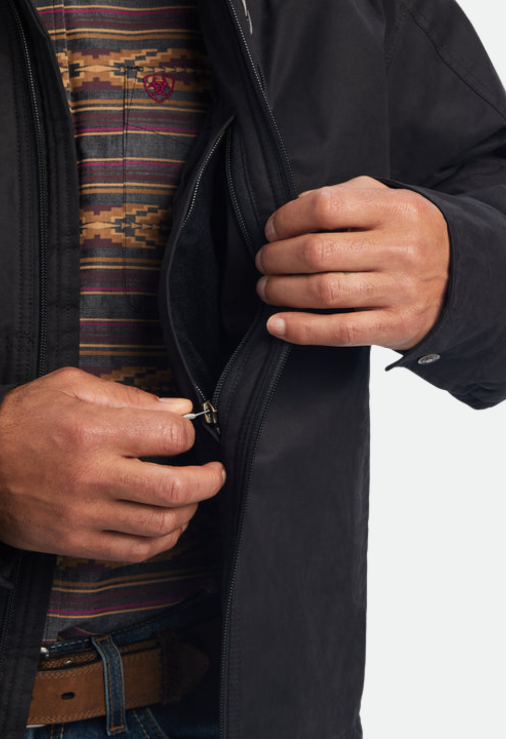 Ariat Mens Grizzly Canvas Jacket (Black) - CLEARANCE