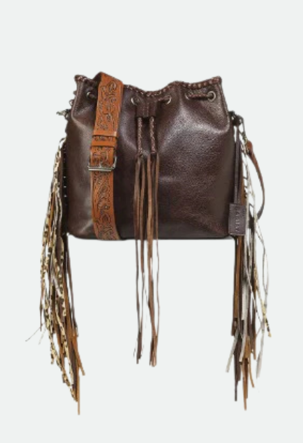 Ariat Thelma Style Conceal Carry Bucket Bag- Dark Brown