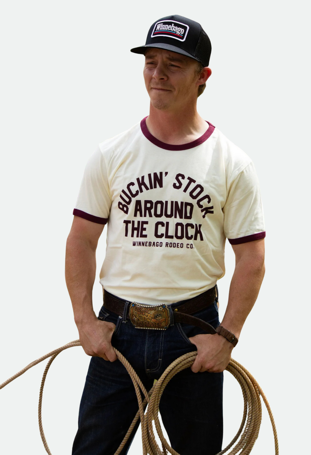 Buckin Stock Ringer T
