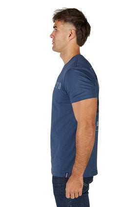 Bullzye Men's Ryan S/S Tee (BLUE STEEL)