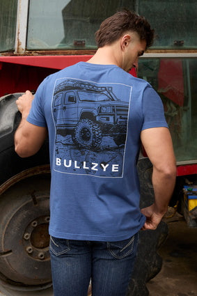 Bullzye Men's Ryan S/S Tee (BLUE STEEL)