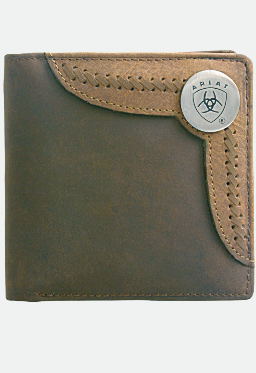 Ariat Bi-Fold Wallet - Two Toned Accent Overlay