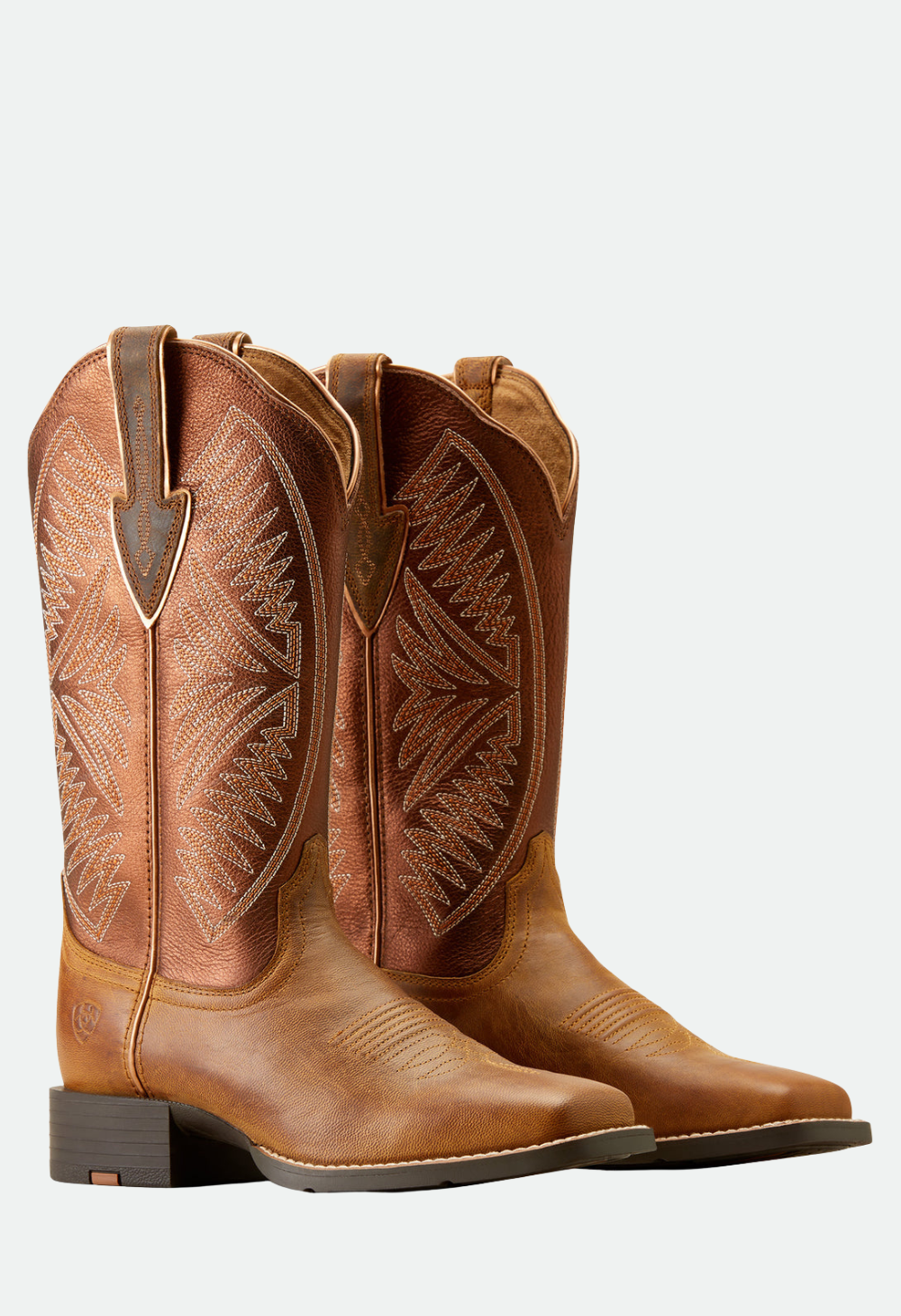 Ariat Women's Round Up Ruidoso (Pearl/Burnished Chestnut)