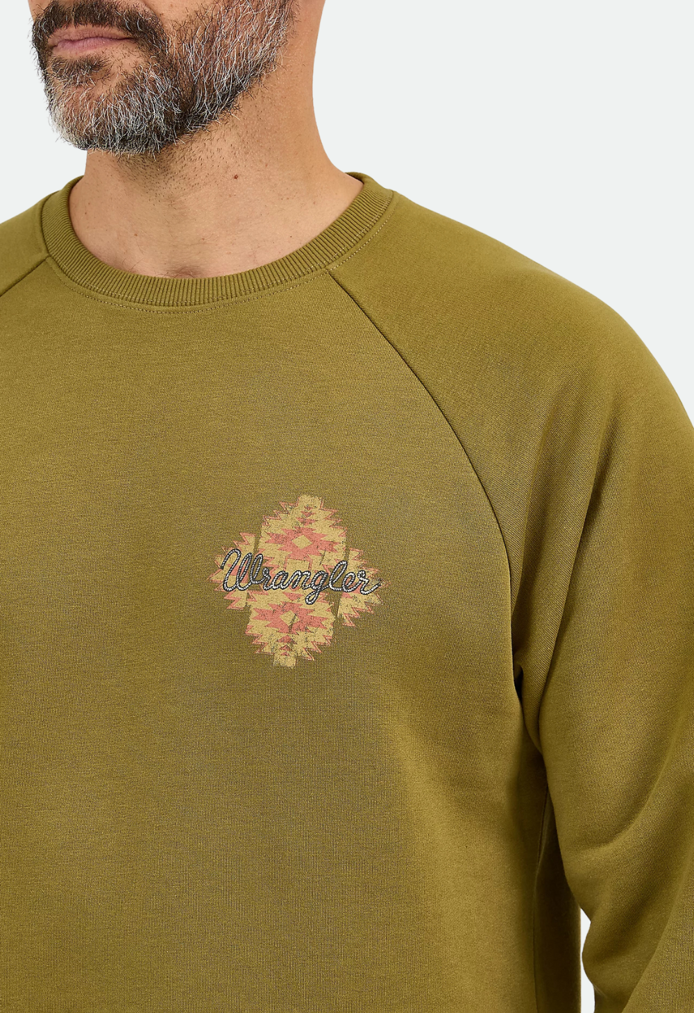 Wrangler Men's Graphic Crew Sweatshirt