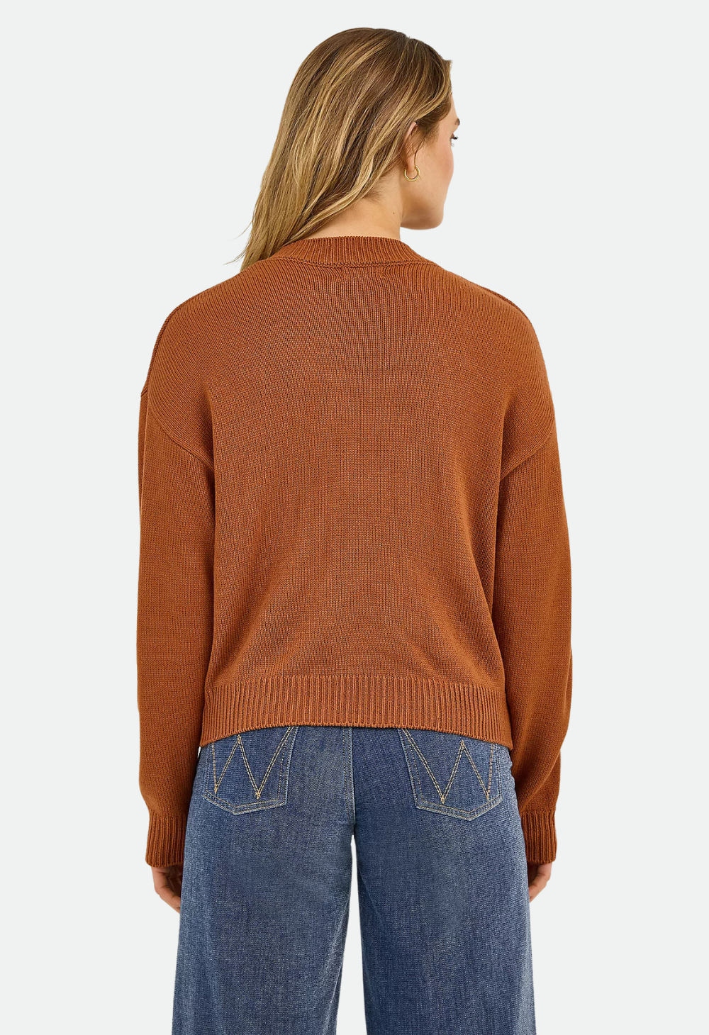 Wrangler Women's Horse Intarsia Crew Neck Sweater