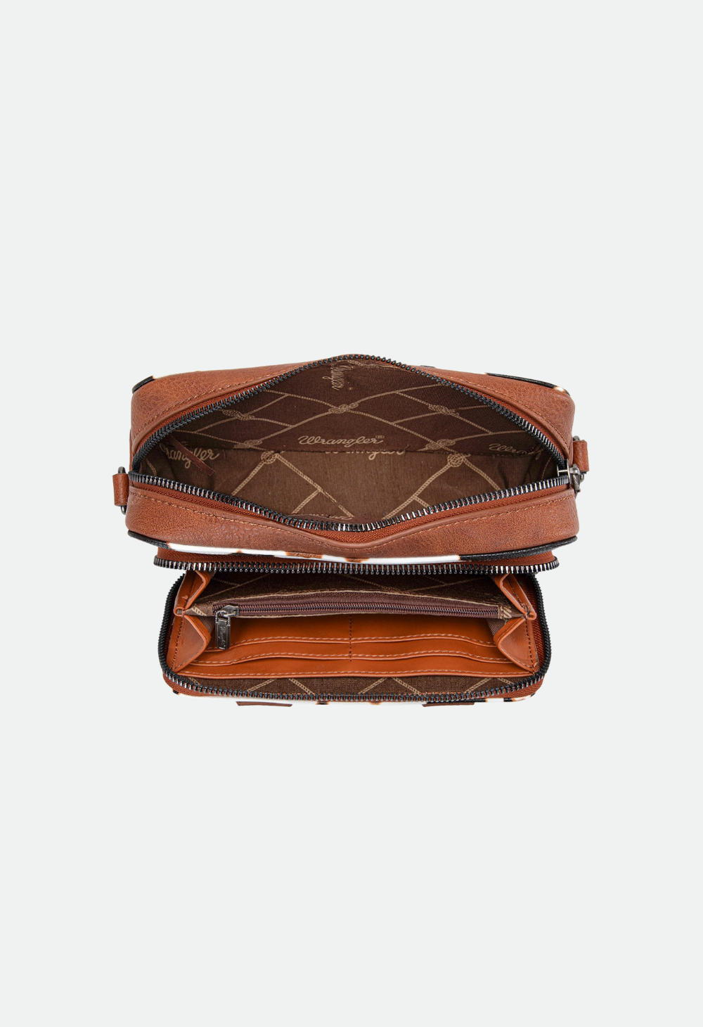 Wrangler Women's Cow Print Small Crossbody Bag