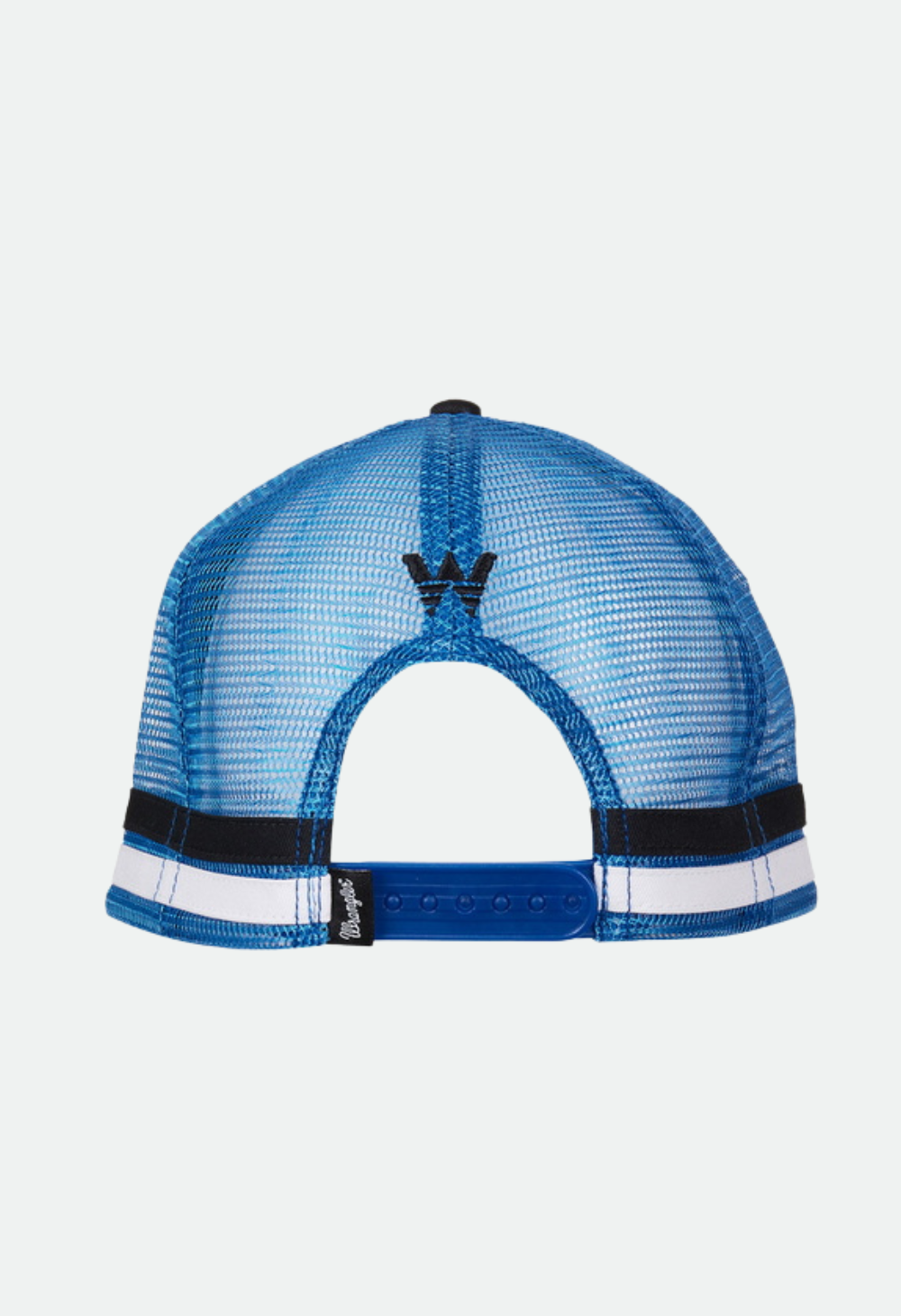 WRANGLER MENS JACK HP TRUCKER CAP (BLACK/ROYAL BLUE)