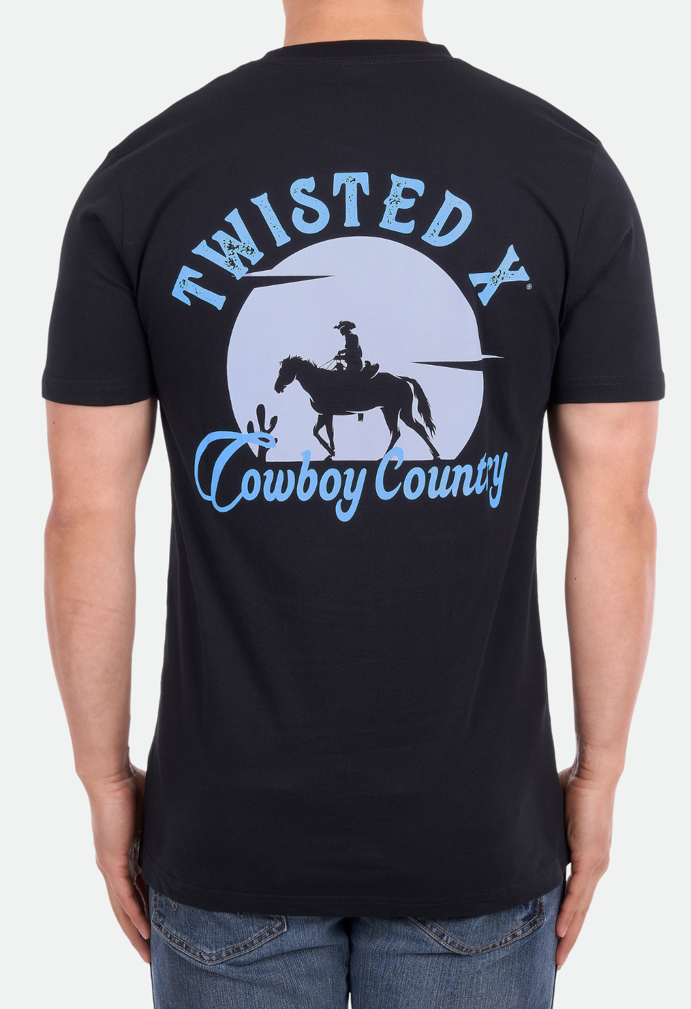 Twisted X Men's Phil Short Sleeve Tee - Black