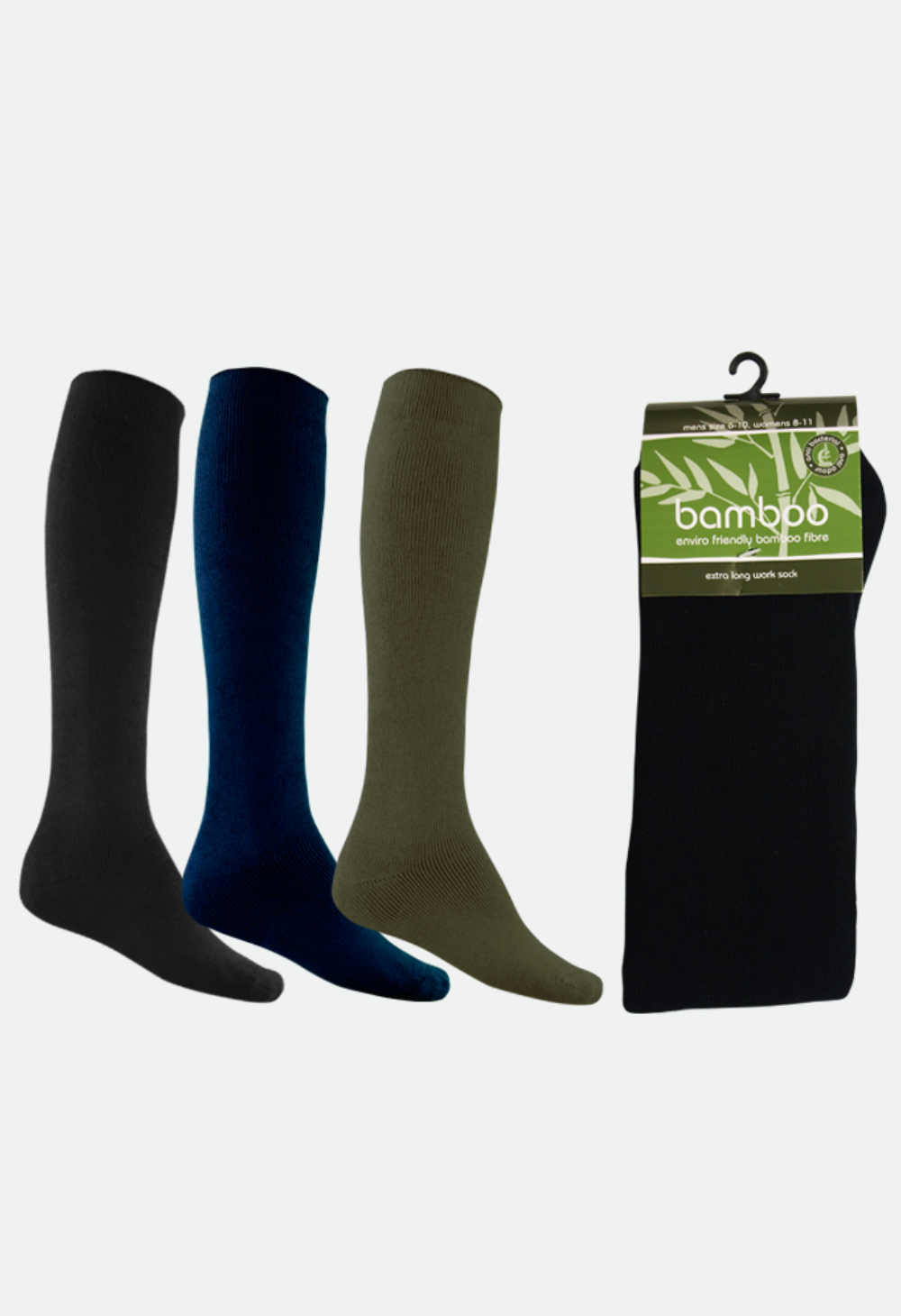Bamboo Textile Extra Long Thick Socks