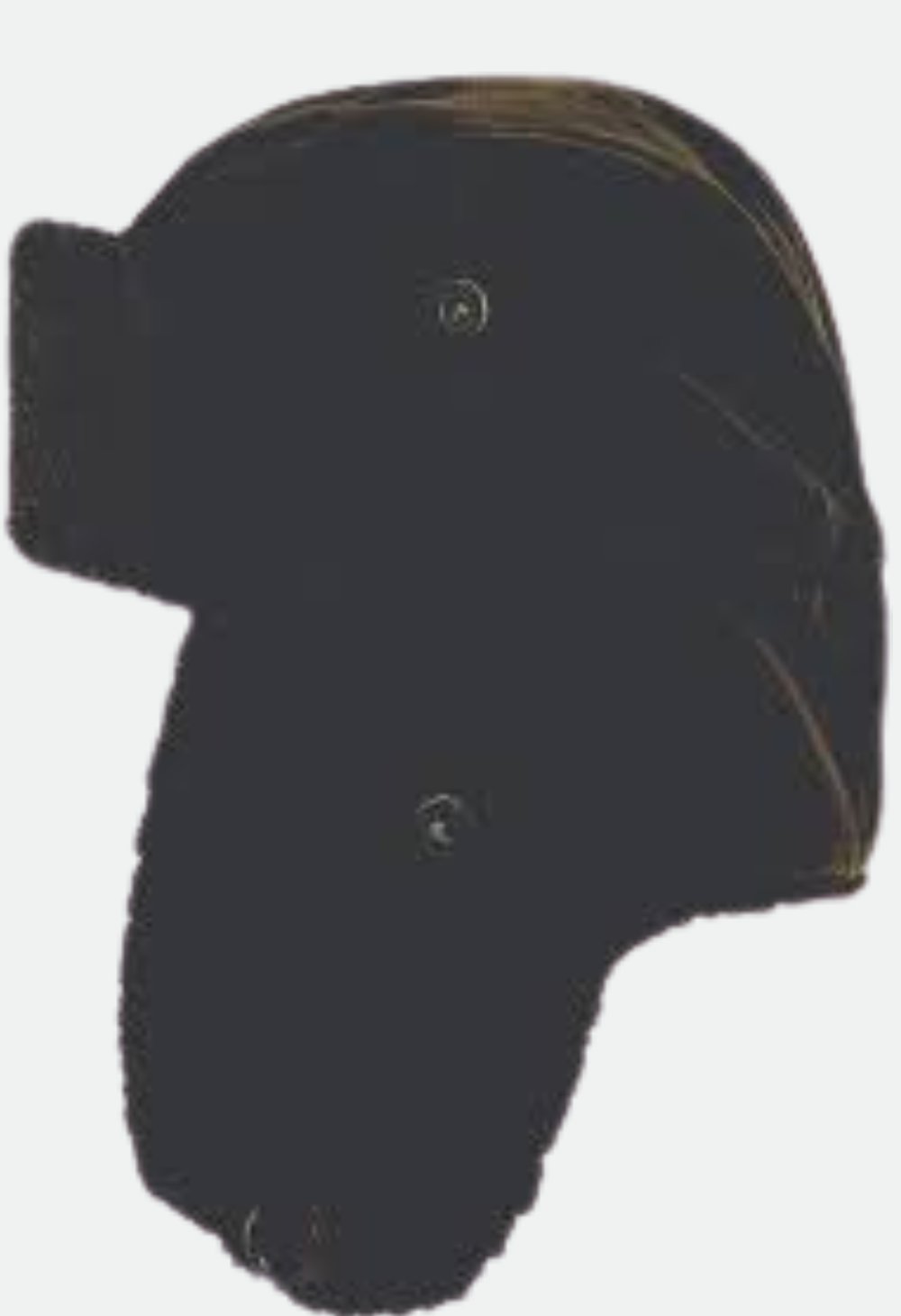 AVENEL DISTRESSED WEATHERED COTTON TROOPER CAP (BROWN)