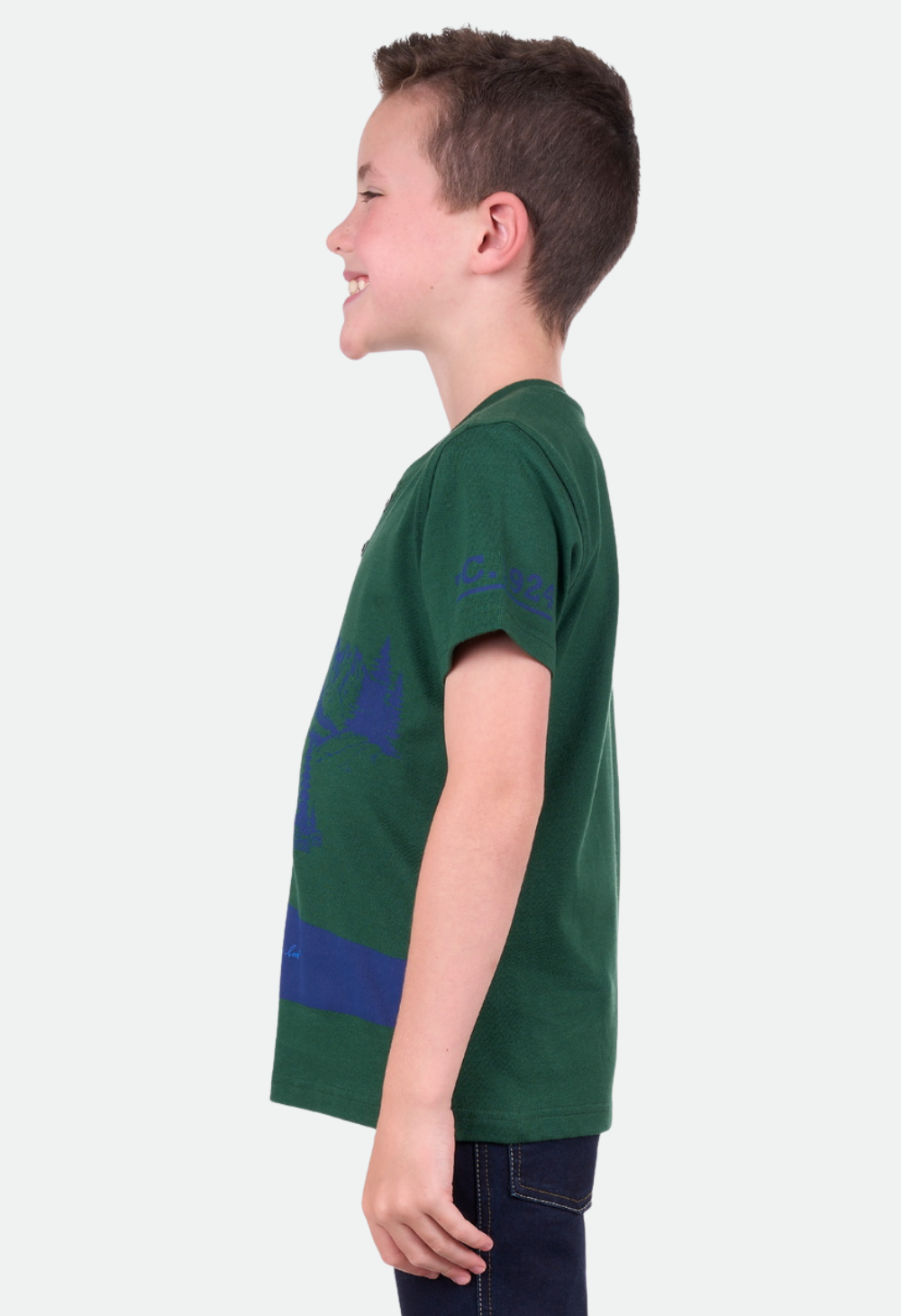 THOMAS COOK BOYS DEVON HENLEY S/S TEE (GREEN) – No Exchanges or Refunds