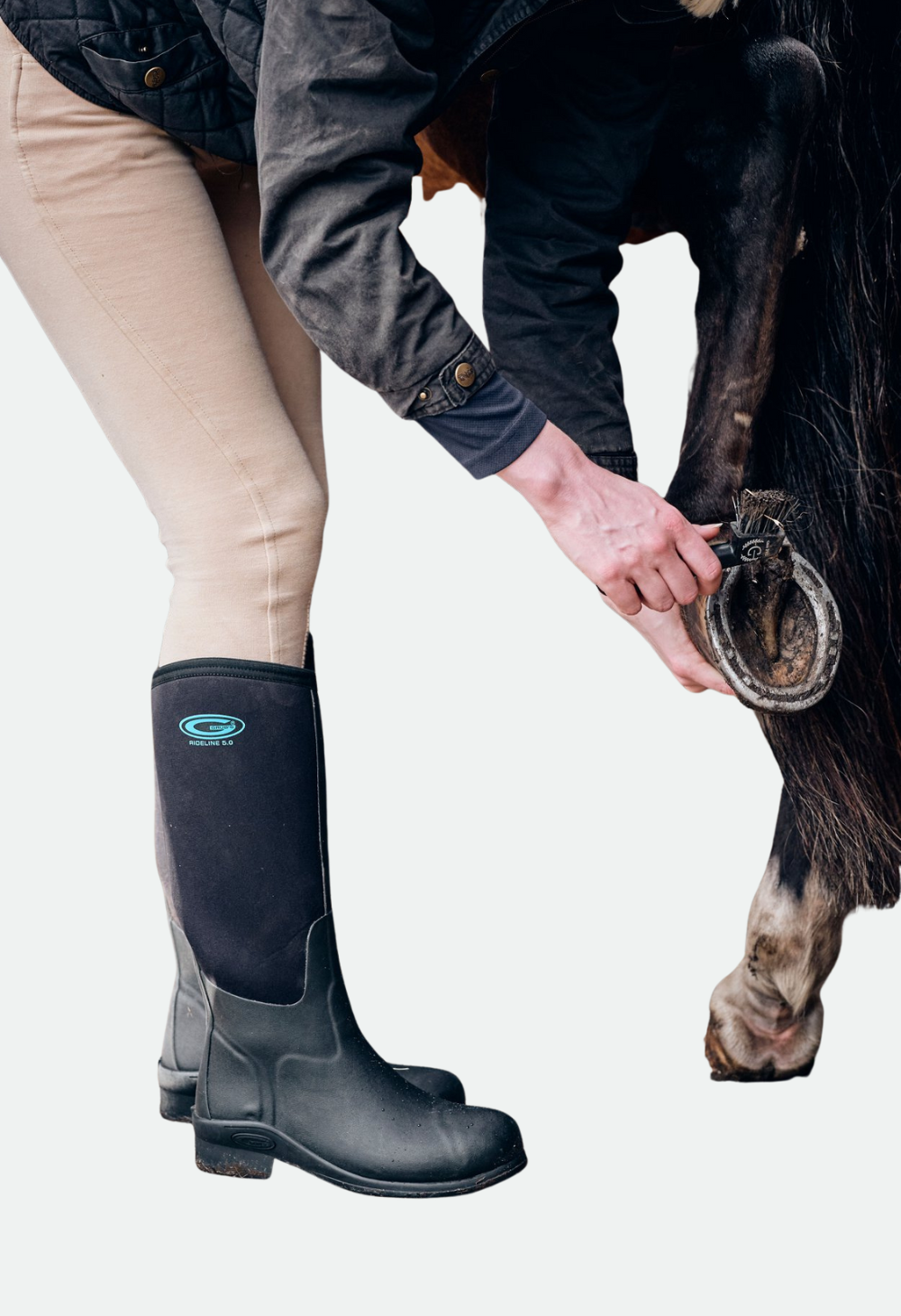 Grubs Ladies Rideline Boot (Black / Blue)