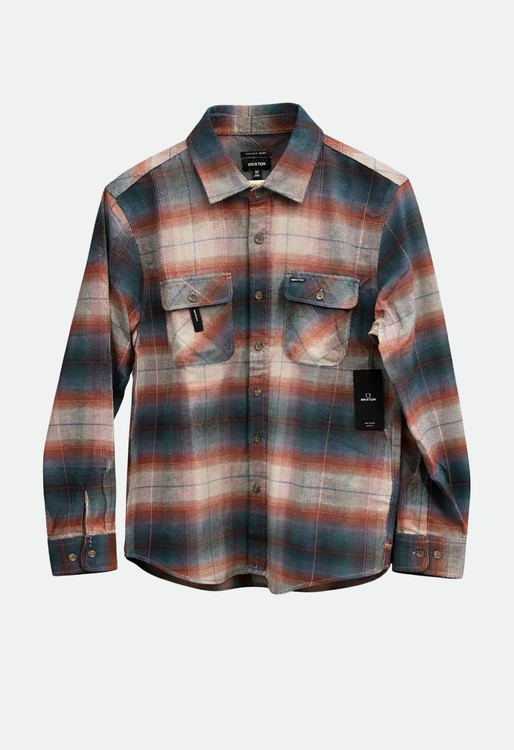 Brixton Me's Bowery Flannel - Multi Shadow