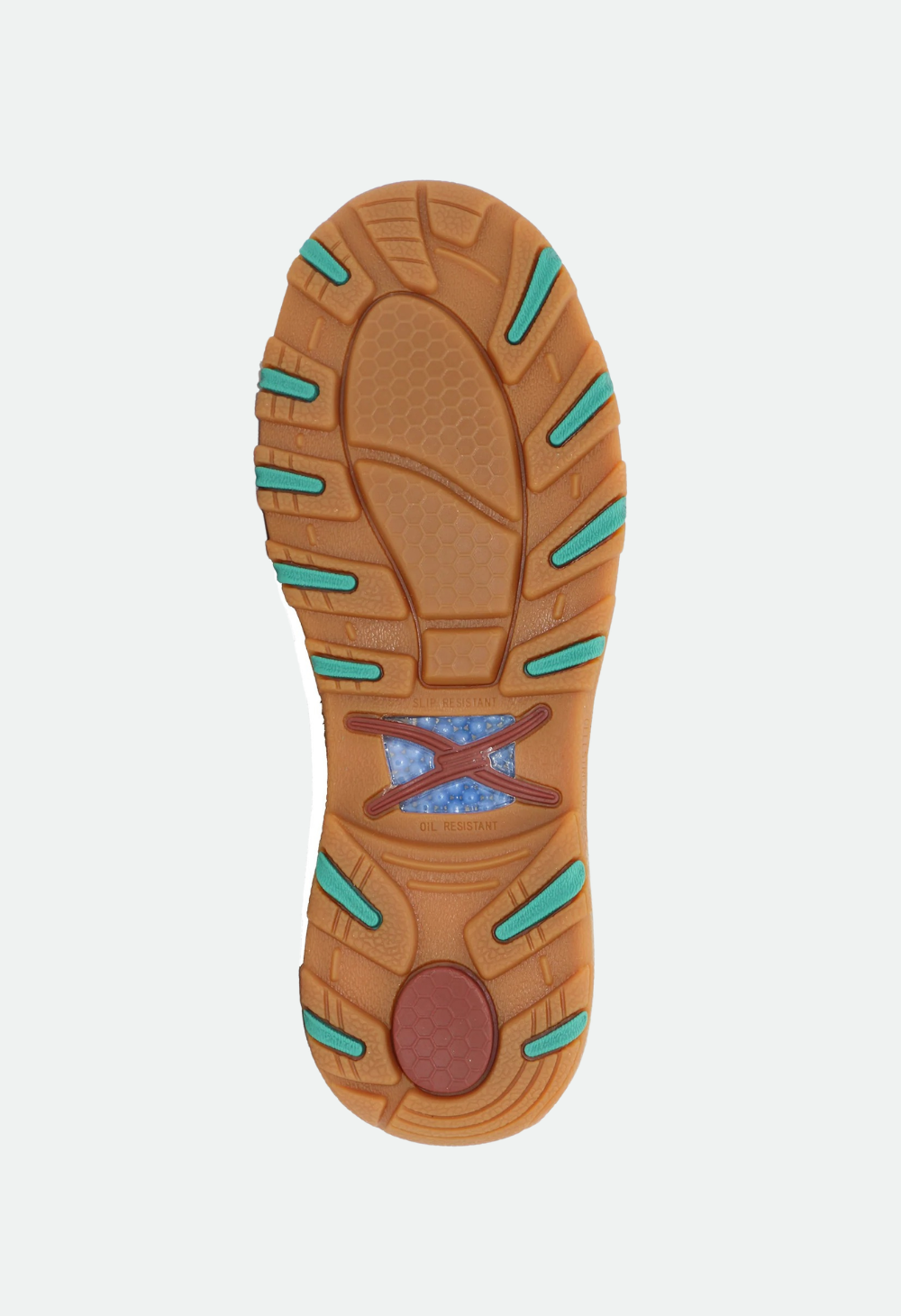 Twisted X Women's Barbed CellStrecth - Brown Teal