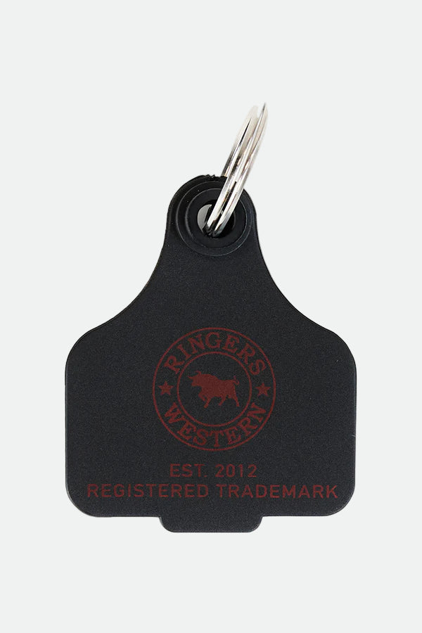 Ringers Western Cattle Tags - Black / Red