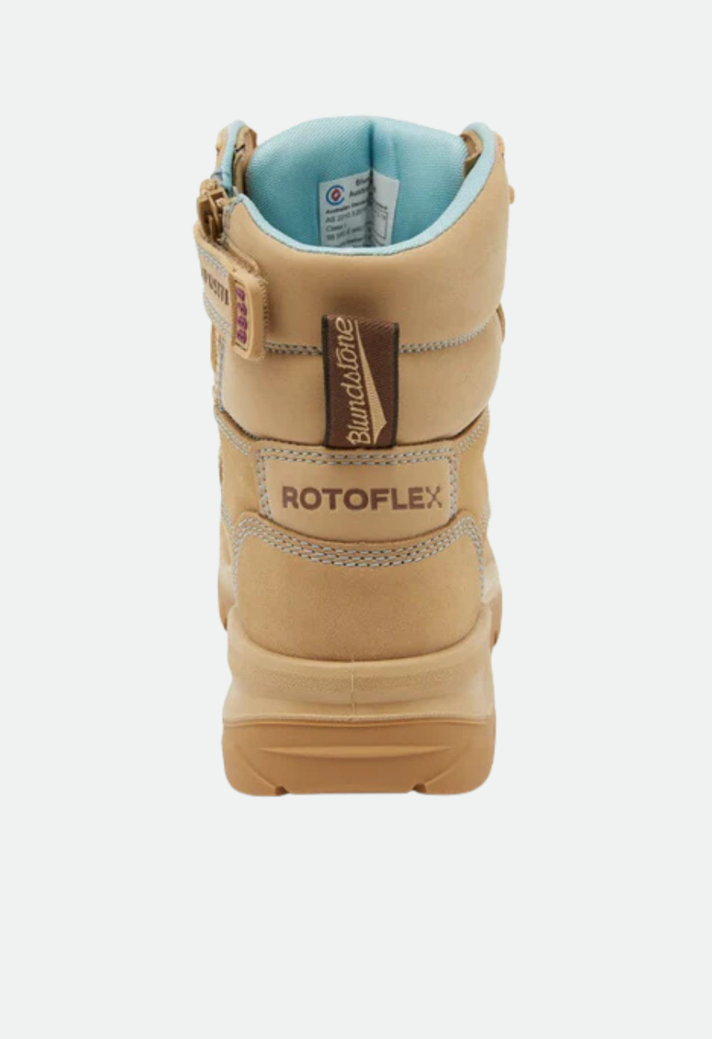 Blundstone Womens Rotoflex 8864 Zip Sided Safety Boot - Sand