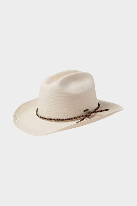 Brixton Range Straw Cowboy Hat - Off White