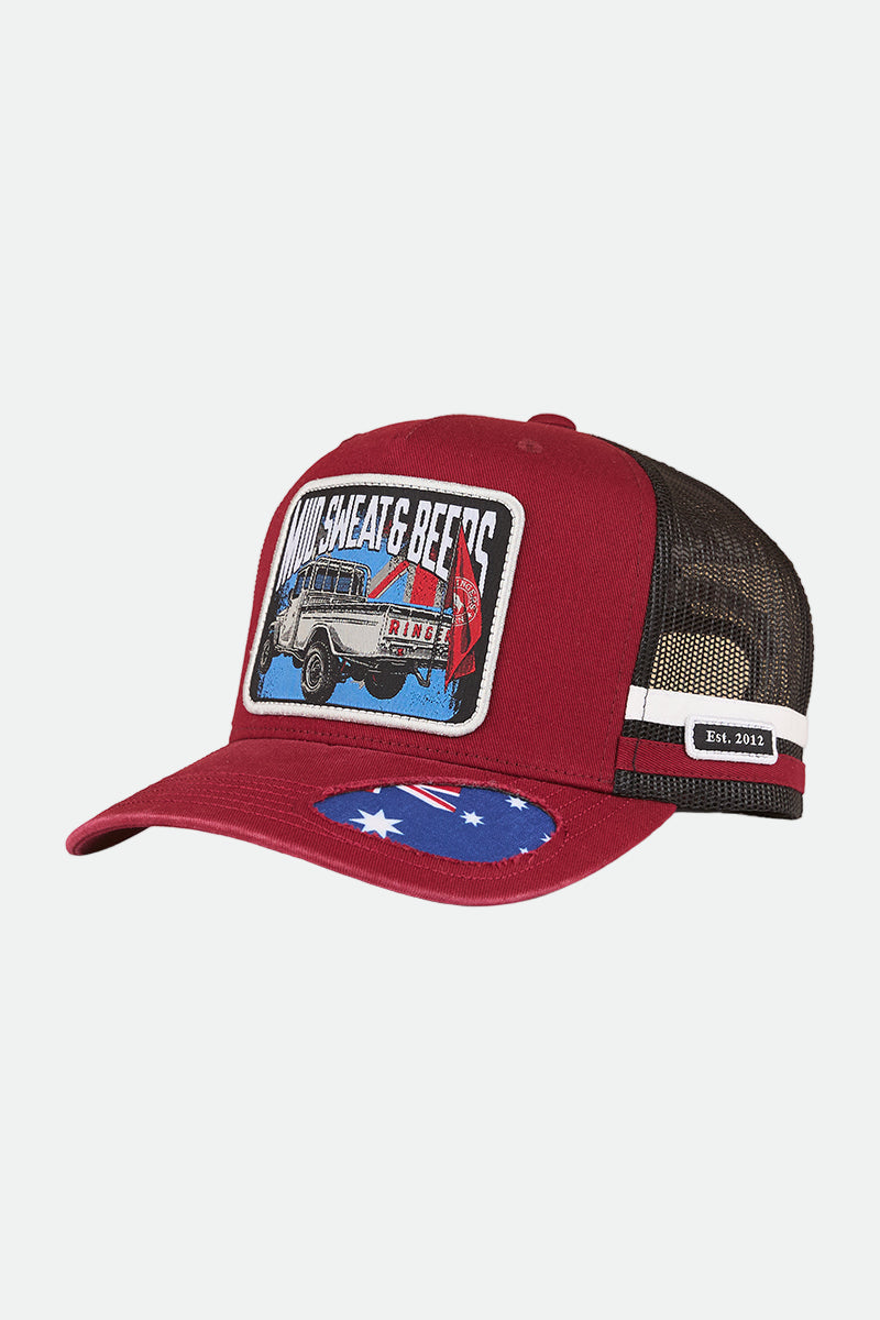 Ringers Western Mud Sweat Beers Deep Fit Trucker Cap