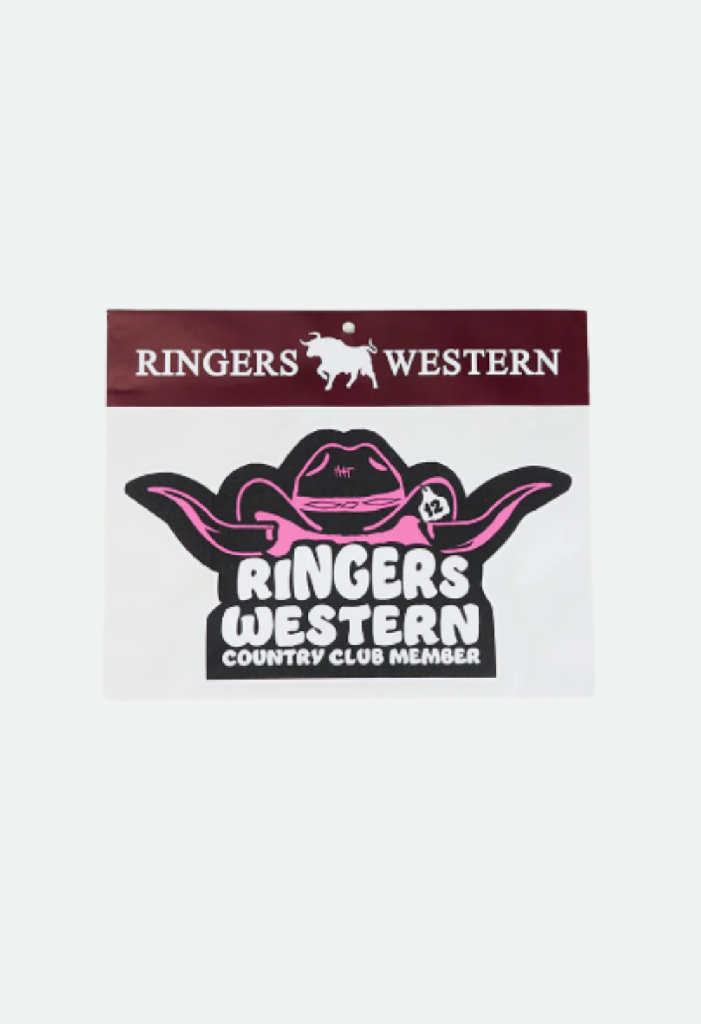 Ringers Western Country Club Member Die Cut Sticker