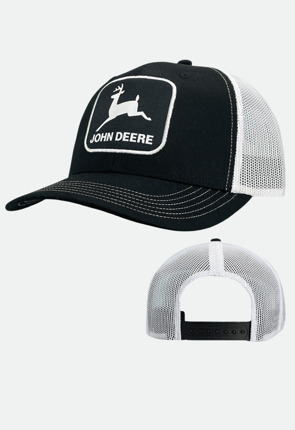 John Deere Moline 112 Cap - Black/White