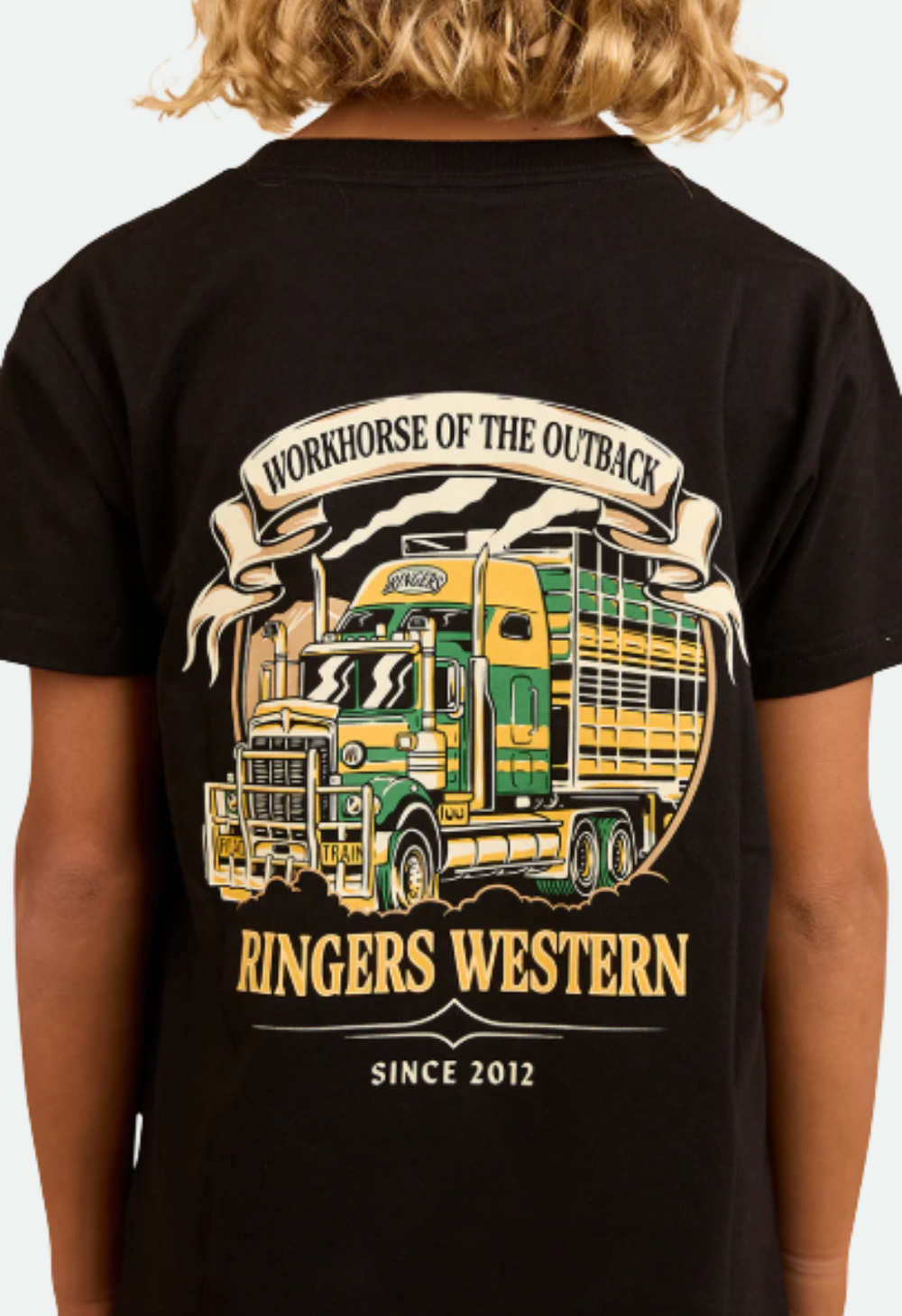 Ringers Western Workhorse Kids Classic Fit T-Shirt - Black