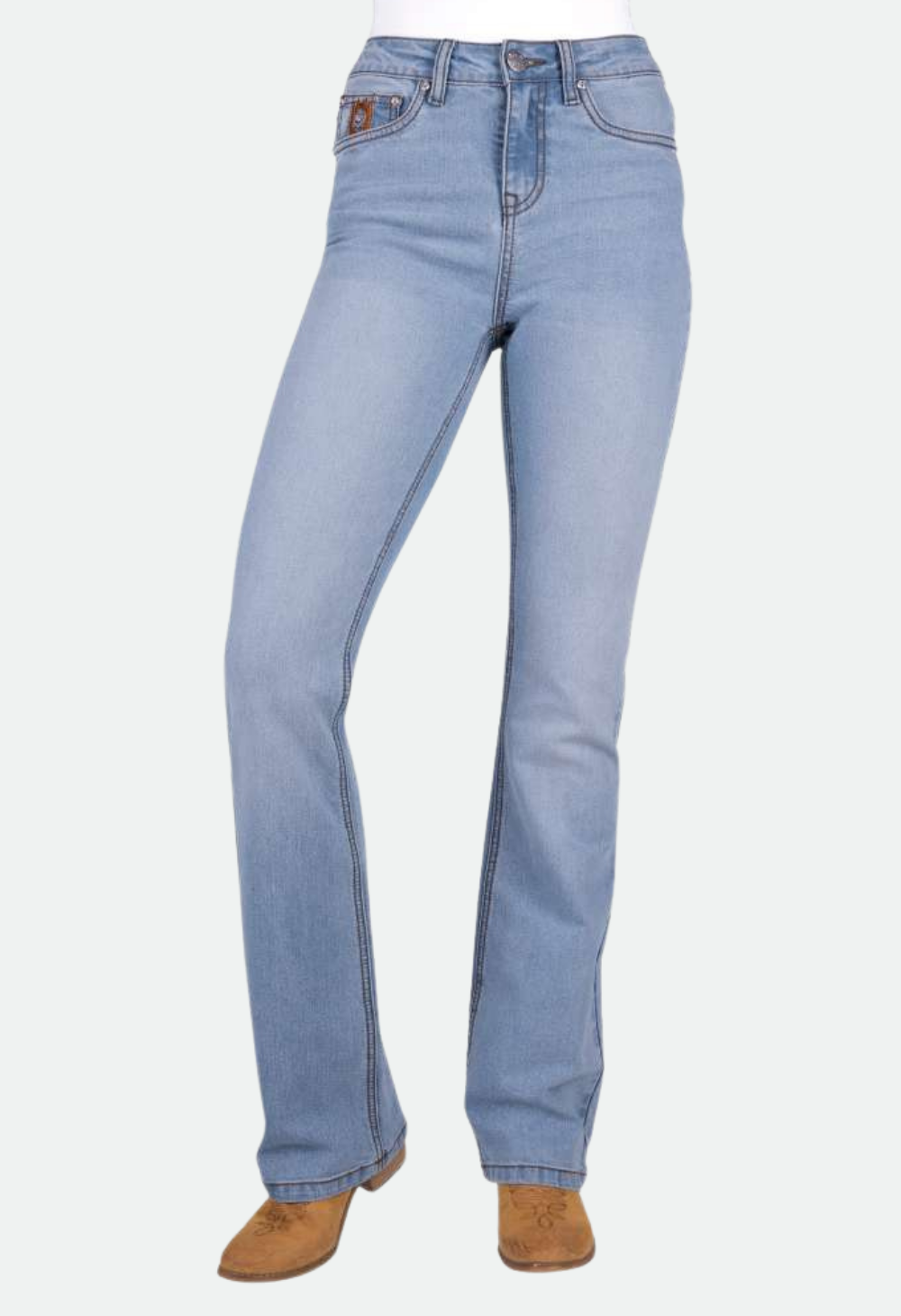 Pure Western Ladies Liz High Rise Jeans 34 Leg