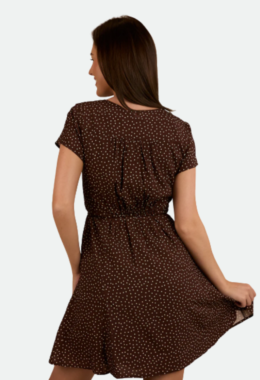 Ringers Western Womens Marrabel Mini Dress - Chocolate / White