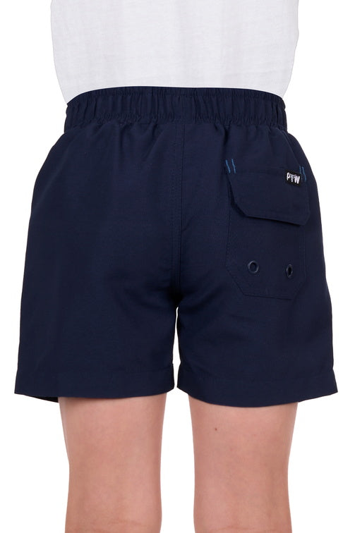 PURE WESTERN BOYS WALKER BOARDSHORT (NAVY)
