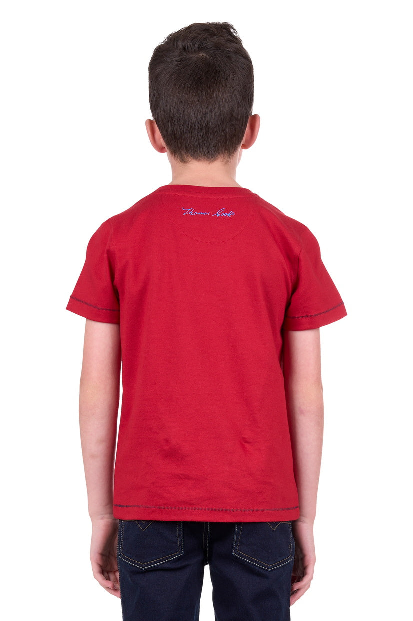 THOMAS COOK BOYS ROWAN S/S TEE (RED)