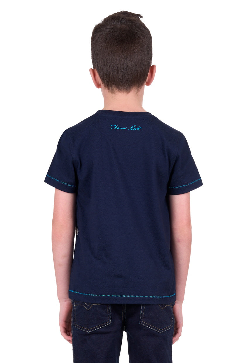 THOMAS COOK BOYS JESSE S/S TEE (NAVY)