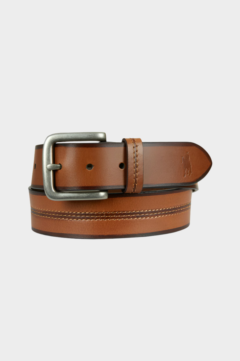 THOMAS COOK MENS REGAN BELT (TAN)