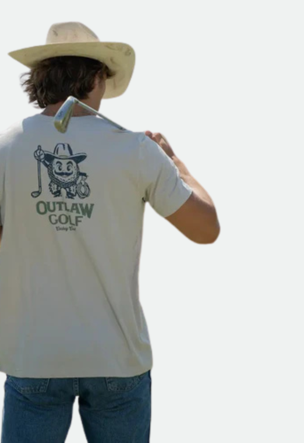 Cowboy Cool Unisex Outlaw Golf T-Shirt