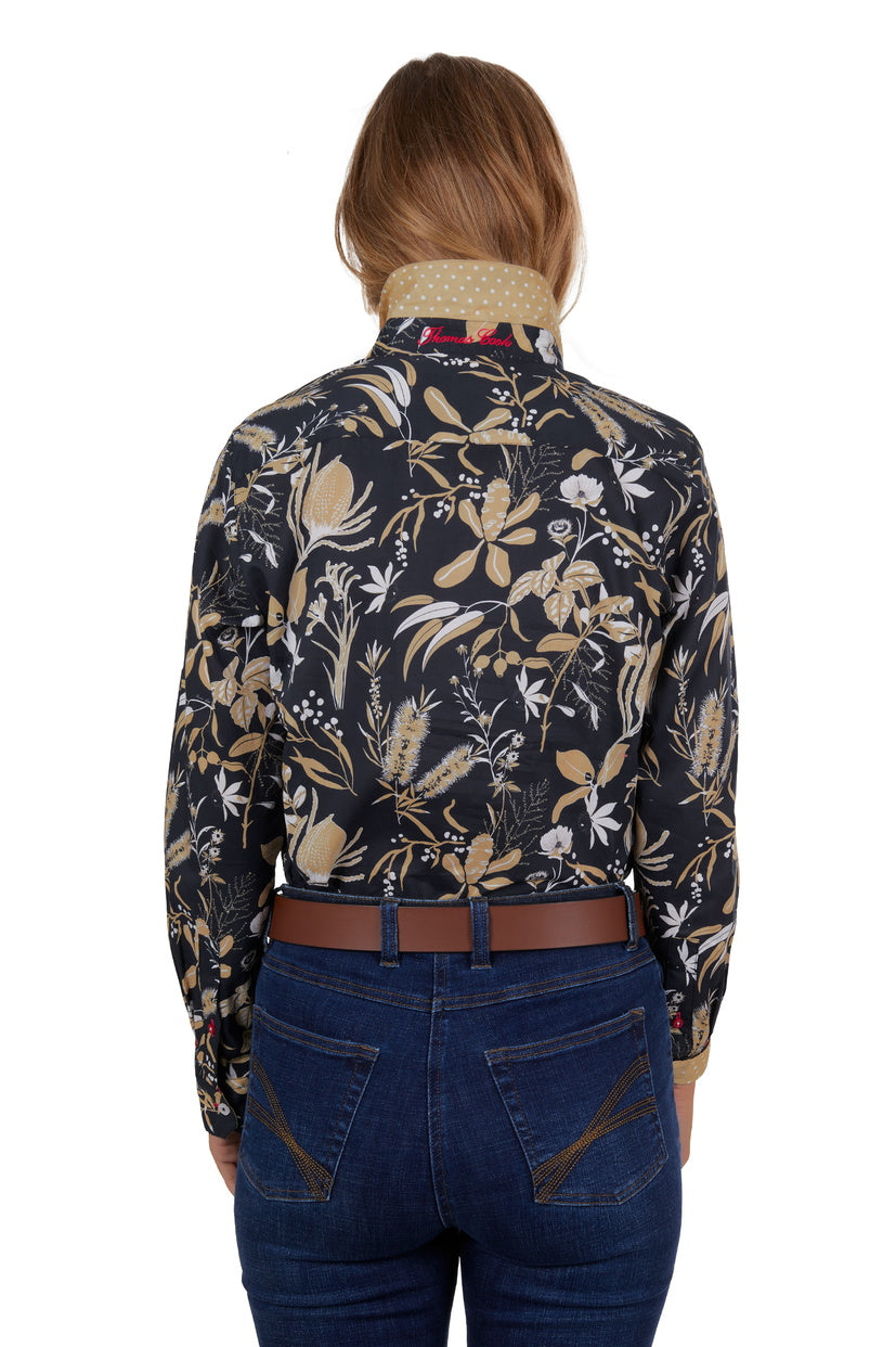 THOMAS COOK WOMENS EMMY L/S SHIRT (NAVY)