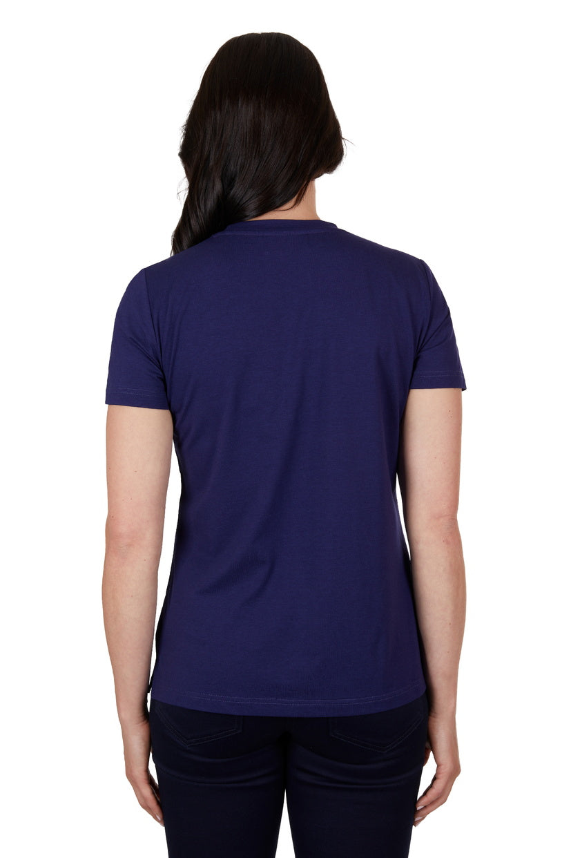 THOMAS COOK WOMENS CLAIRE S/S TEE (NAVY)