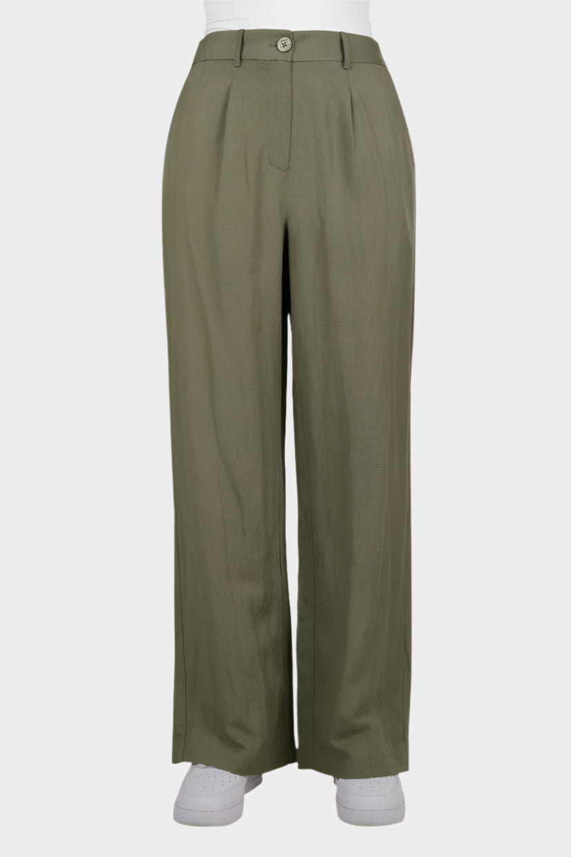 THOMAS COOK WOMENS ISABEL LINEN PANT (KHAKI)