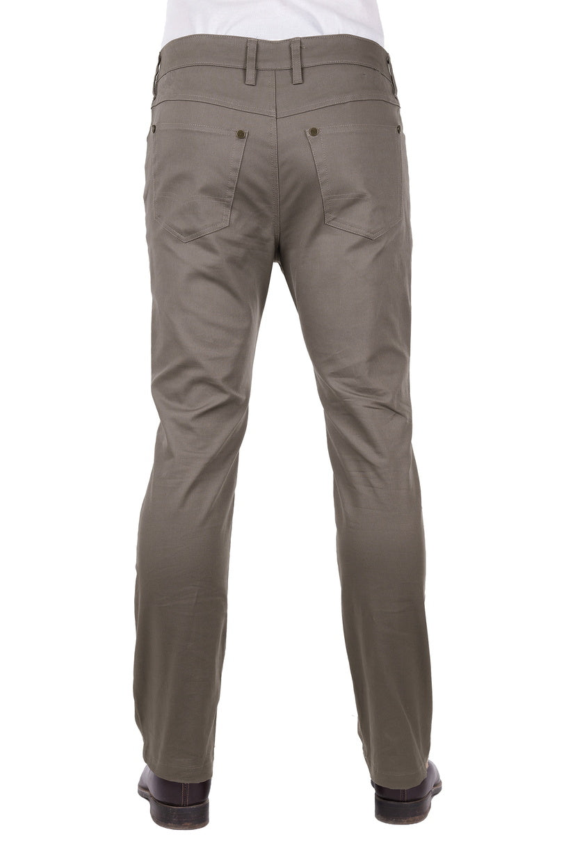 THOMAS COOK MENS BLAIR SLIM 5-POCKET PANT (TAUPE)