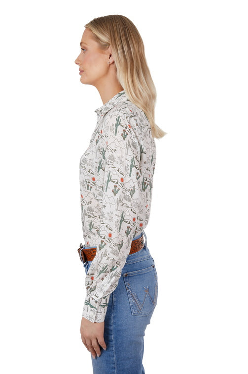 WRANGLER WOMENS SADIE LONG SLEEVE SHIRT
